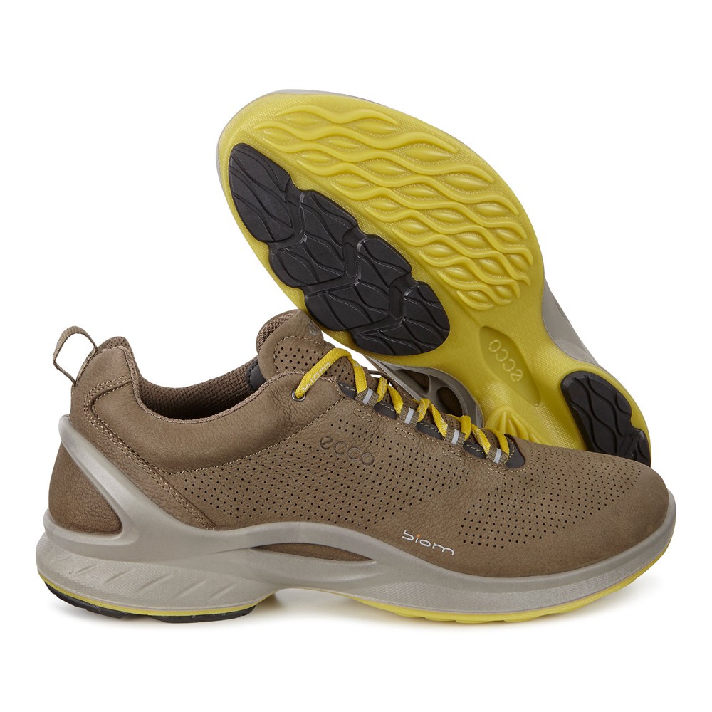 Mens Hiking Shoes - ECCO Biom Fjuel Perf - Brown - 4521ASPIV